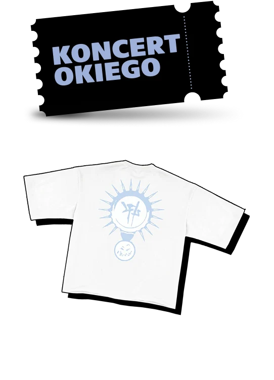 Bilet na koncert Okiego, koszulka